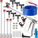 Kit de pistola de pulverização de tinta sem ar Gekufa 3600PSI com mangueira de 50 mL