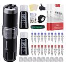 Kit de pistola de tatuagem Dragonhawk Pro Rotary Wireless com 20 cartuchos