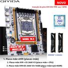 Kit De Placa-Mãe QIYIDA X99 DDR4 3200MHz 16GB Com CPU Xeon E5 2660 V3 E Suporte M.2