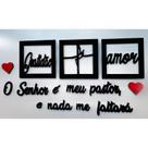 Kit de Placas Decorativas em MDF Frases Religiosas e Fé