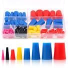 Kit de plugue cônico de borracha de silicone Swpeet, 100 unidades de alta temperatura