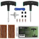 Kit de plugue de pneu HolaKit 22PCS Compact Tire Repair para carro, moto Kit de plugue de pneu HolaKit 22PCS Compact Tire Repair para carro, moto
