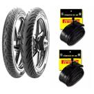 Kit de pneus 80/100-14 + 60/100-17 tt pirelli super city+cam Kit de pneus 80/100-14 + 60/100-17 tt pirelli super city+cam