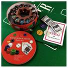 Kit De Poker Completo 108 Cartas e 240 Fichas Com Toalha De Mesa