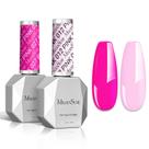 Kit de polimento em gel MelodySusie Thick Neon Pink e Macaron Pink