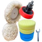 Kit de Polimento Noyfemr com discos de 3" e adaptador para Milwaukee M12 Kit de Polimento Noyfemr com discos de 3" e adaptador para Milwaukee M12