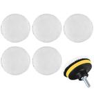 Kit de Polimento YOUYIDUN com 7 Peças - Discos de Lã 5" para Furadeira