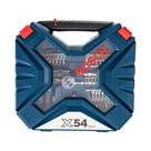 Kit de Pontas e Brocas Bosch X-Line 54 pçs