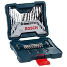 Kit De Pontas E Brocas Em Titânio Bosch X-line Com 33 Peças
