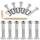 Kit de porcas e parafusos para móveis Xrfoiniu M8x50mm 50 unidades