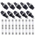 Kit de Porta-Fusíveis BOJACK 5x20 mm 10A 15A 250VAC Kit de Porta-Fusíveis BOJACK 5x20 mm 10A 15A 250VAC