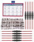Kit de Porta-Fusíveis XFFCSEC 5x20 mm com 150 Fusíveis de Vidro