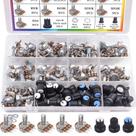 Kit de potenciômetros Taiss WH148 B1K 5K 10K 20K 50K 100K 250K 500K 1M