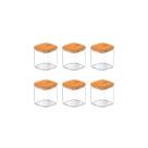 Kit de potes herméticos Ou 6 peças 150ml Linha keep