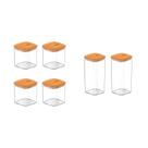 Kit de potes herméticos Ou 6 peças Linha Keep Kit de potes herméticos Ou 6 peças Linha Keep