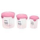 Kit De Potes Para Mantimentos 3 Pçs Hermetico Com Tampa organizadores com medidor para cozinha Kit De Potes Para Mantimentos 3 Pçs Hermetico Com Tampa organizadores com medidor para cozinha