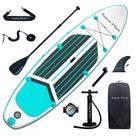 Kit de prancha de remo Aqua Plus de 320 cm inflável com 6 polegadas de espessura