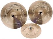 Kit de Pratos Orion WS Whisper WS90 Micro Furos com Chimbal 14, Crash 18, Ride 20 e Bag