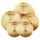Kit de Pratos Shaevle Low Volume 14" Hi-hat 16"-20" Crash Kit de Pratos Shaevle Low Volume 14" Hi-hat 16"-20" Crash