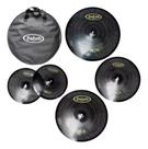 Kit De Pratos Silenciosos Hero Mute 14 16 18 20 + Bag Sahad