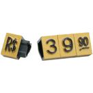 Kit de Preços Dourado para Vitrine 140 Peças