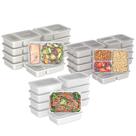 Kit de preparação de refeições Bentgo Prep, recipientes para alimentos reutilizáveis de 60 peças