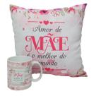 Kit de Presente Para Mãe - Dia das Mães Caneca e Almofada