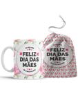 kit de presente para mãe - dia das mães caneca e saquinho