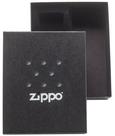 Kit de presente Zippo Black com caixa de presente, fluido de isqueiro e sílex