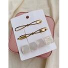 kit de presilhas acessórios de cabelo com detalhe em pérola kit de presilhas acessórios de cabelo com detalhe em pérola