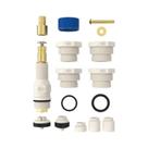 Kit De Pressão 9 Em 1 Para Registro - Blukit - Acabamento Deca E Docol - Liga De Cobre - 57mm - 28mm Kit De Pressão 9 Em 1 Para Registro - Blukit - Acabamento Deca E Docol - Liga De Cobre - 57mm - 28mm