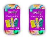 Kit de primeiros socorros Welly Quick Fix On The Go, pacote com 2 unidades