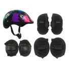Kit De Proteção C/ Capacete Joelheiras Cotoveleiras Infantil - Dm Toys Kit De Proteção C/ Capacete Joelheiras Cotoveleiras Infantil - Dm Toys