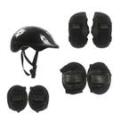 Kit de Proteçao Infantil com Capacete Joelheira Cotoveleira DM TOYS DMR5486