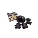 Kit de proteção infantil com capacete turma da aventura