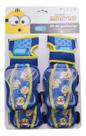 Kit de Proteção Infantil Patins Skate Bike Minions Oficial