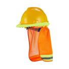 Kit De Proteção Solar Para Capacete De Segurança Refletivo Com Protetor De Pescoço Para Construção