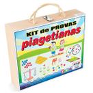 Kit de provas piagetianas com 13 provas em madeira carlu - 125