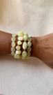 Kit de Pulseira Amarelo Claro