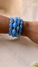 Kit de Pulseira Azul Claro