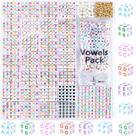 Kit de pulseira Friendship DodoBeads Alphabet Beads 1270 unidades