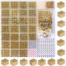 Kit de pulseira Friendship DodoBeads Gold Letter Beads 1650 unidades