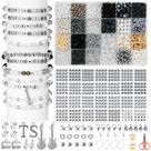 Kit de pulseira Friendship Goldwise 3814 unidades com miçangas e pingentes