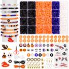 Kit de Pulseira Friendship Goldwise Halloween - Com Miçangas de Argila