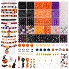 Kit de pulseira Goldwise Halloween com miçangas e miçangas
