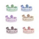 Kit de Pulseiras em Tecido Ajustável Estilo Boho Ideal para Presentes, Atacado 50, 100 ou 200 Unidades -