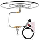 Kit de Queimador para Fogueira Stanbroil de 30" em Aço Inoxidável para Gás Propano LP