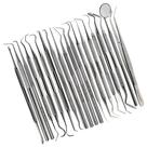 Kit de raspador de tártaro dental A2Z SCILAB em aço inoxidável, 20 peças Kit de raspador de tártaro dental A2Z SCILAB em aço inoxidável, 20 peças