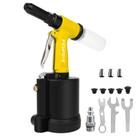 Kit de Rebitador Pneumático FICHFOYE 4000lbf com 5 Cabeças Kit de Rebitador Pneumático FICHFOYE 4000lbf com 5 Cabeças