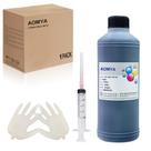 Kit de Recarga de Tinta Aomya Preto 500ml para Impressora HP Jato de Tinta
